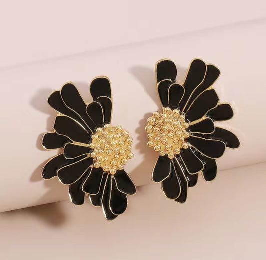 Flower earrings