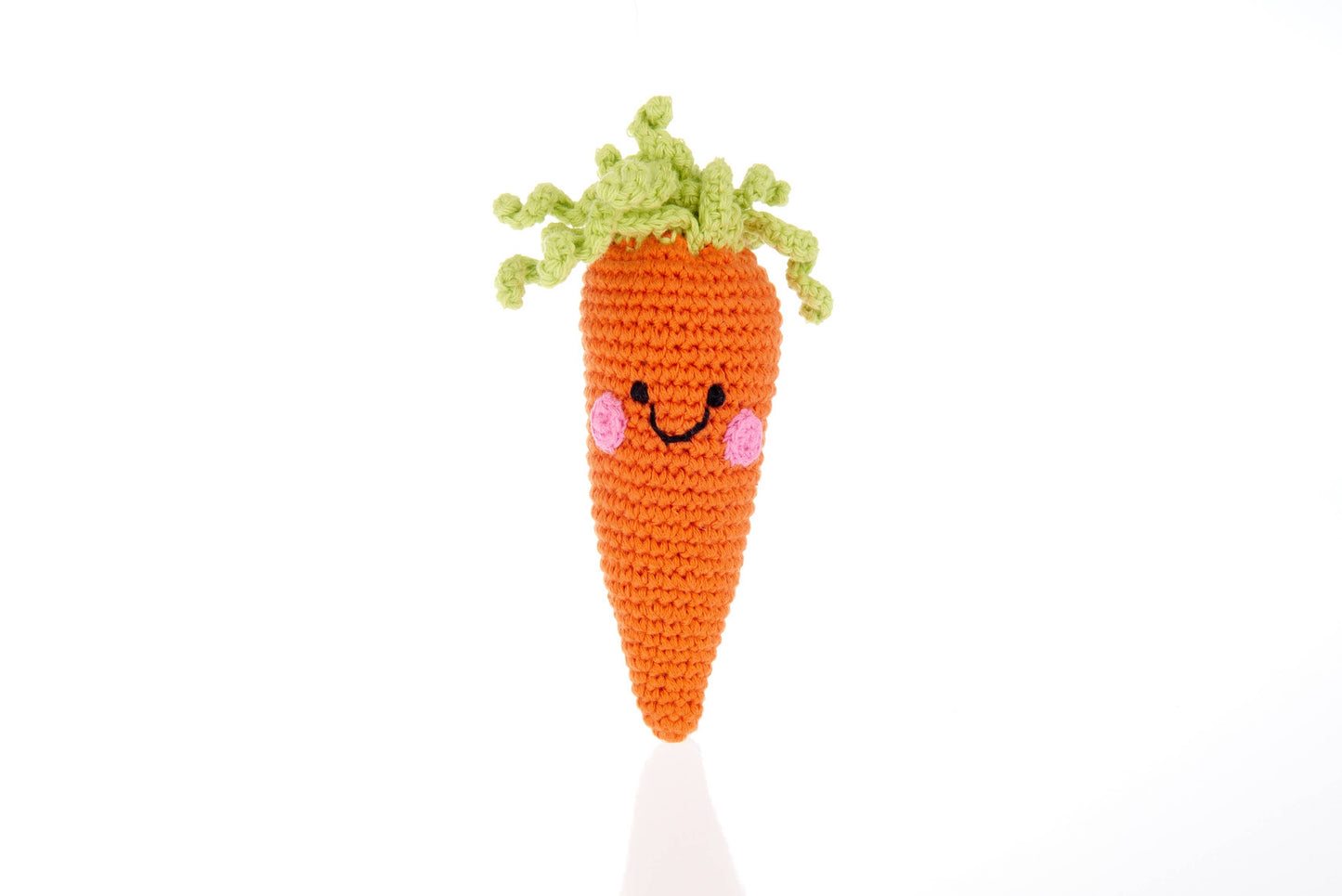 Friendly vegetable rattle - carrot